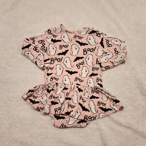 Gigi & Max Halloween Twirl Bodysuit Dress 12mo